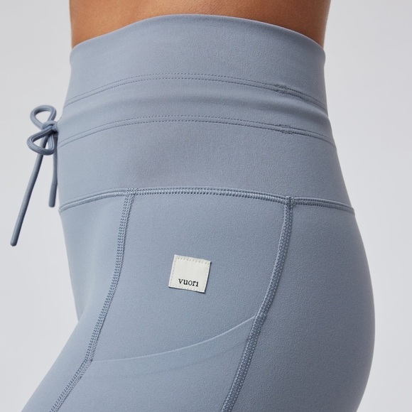 Vuori Daily Pocket Leggings High Rise Mallorca Blue Gray VW490 NWT Size L - Picture 6 of 6